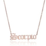 High Quality 18K Gold-Plated Zodiac Necklaces