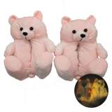 Mom and Me Adult Kids New Cartoon Boys and Girls Teddy Bear Slippers
