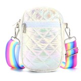 Women Laser Fancy Cute Girls Gradient Phone Bags XW-13849