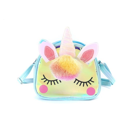 Women Cute Adorable Unicorn Clear Cartoon Girl Shoulder Bags XW-12435