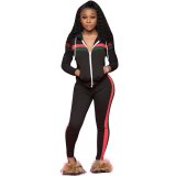 Sexy Women's Sports Hooded Bodysuits Bodysuit Outfit Outfits LM900314