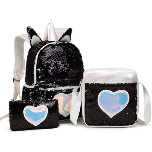 Bling Cute Unicorn Kids School Backpacks