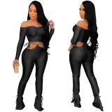 Women Sexy Two Piece Strapless Bodysuits Bodysuit Outfit Outfits C501728