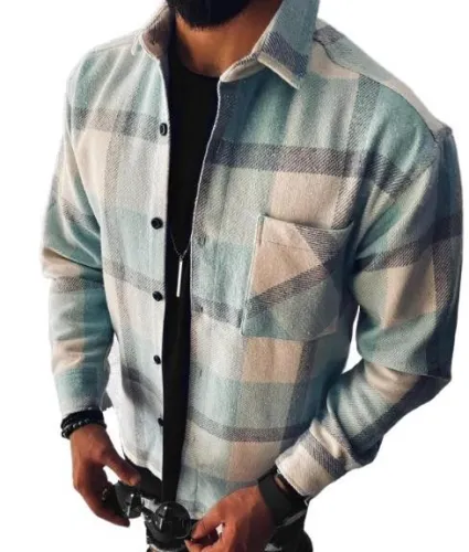 Men's Fashion Spring Long Sleeve Shirts Tops