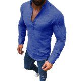 Fashion Men Casual Long Sleeve Quick Dry Shirts Tops 629310