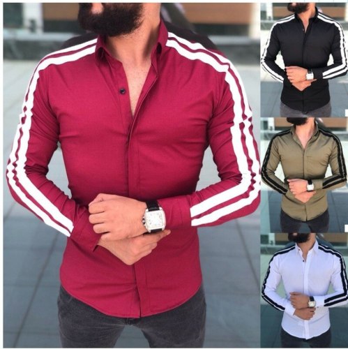 New Men's Fashion Long Sleeve Shirts Tops HB 00066677