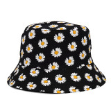 Female Flower Pattern Double-Side Sunshade Fisherman Hats M198109