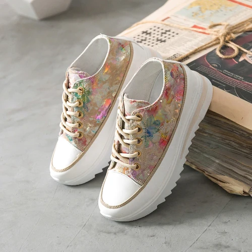 Thick Sole Sneakers Women Platform Sneakers RX49510
