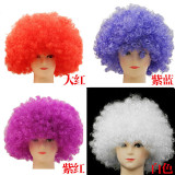 Halloween European and American Afro Children Rainbow Party Wigs P-12