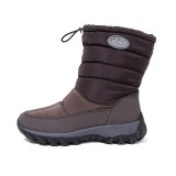 Women Warm Fur Mid Calf Snow Boots RXK0516