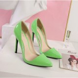 Fashion Women Pointed Toe Party Slip-On Shallow Sexy 11cm High Heels 666-5162