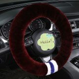 General Purpose Warm Car Handle Cover Wool Steering Wheel Cover