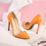 Fashion Women Pointed Toe Party Slip-On Shallow Sexy 11cm High Heels 666-5162