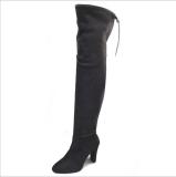 Women Black Over the Knee Sexy Autumn Winter High Boots JT16991010