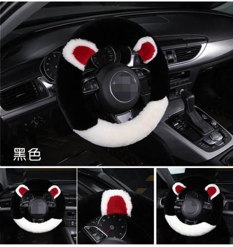 Fur Universal Car Steering Wheel Covers