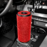 Cute Car Interior Supplies Creative Decoration Crystal Box Car Round
