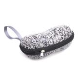 Portable Letters Zip Hook Sunglasses Protective Case