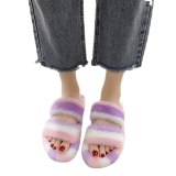 Women's Outer Colorful Plush Slippers K5263