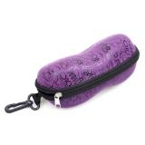 Portable Letters Zip Hook Sunglasses Protective Case