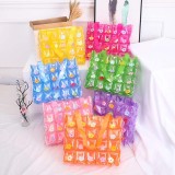 Fashion Folded Jelly Cute Women Beach PVC Candy Bucket Bags DJ00617