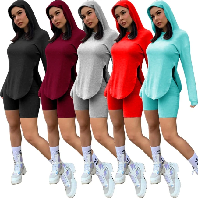 Women's Hooded Long Sleeve Bodysuits Bodysuit Outfit Outfits H15465