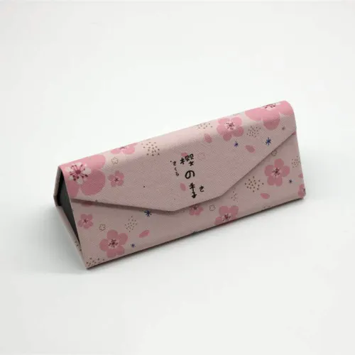 Portable Student Folding Triangle Sunglasses Case FDK