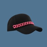 Men Stretch Hip-Hop Sun Color Chain Summer Sunshade Hats JH8794105