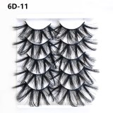 Hot Sale 5 Pair 3D Mink Hair 25mm Fluffy False Eyelashes