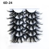 Hot Sale 5 Pair 3D Mink Hair 25mm Fluffy False Eyelashes