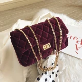 Evening Party Simple Chain Small Square One-Shoulder Messenger Bags 17-120112