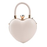 Fashion Clip Mouth Peach Heart Love Jelly Gradient Color Printing Handbags 23-212738