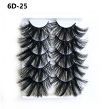 Hot Sale 5 Pair 3D Mink Hair 25mm Fluffy False Eyelashes