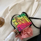 2021 Sweet Girls Fashion Graffiti Crossbody Bags for Women 906-6119210