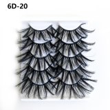 Hot Sale 5 Pair 3D Mink Hair 25mm Fluffy False Eyelashes