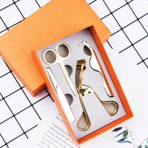 Beauty Tool False Eyelash Assist Beauty Eyebrow Clip 4 Piece Set