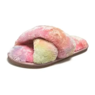 Parent-Child Home Indoor Woolen Cotton Cross-Hair Slippers 523546