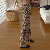 Women Wide Leg Fashion Sexy Long Pant Pants LWZ907081