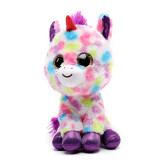 Five Rainbow Unicorn Plush Toys Magic Big Eyes Dolls