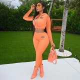 Autumn Fashion Leisure Solid Color Two-Piece Bodysuits Bodysuit Outfit Outfits L603243