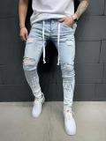 Fashion Slim-Fit Ripped Jeans Pant Pants 800213