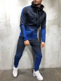 Men's Hooded Zipper Gradient Tracksuits Tracksuit Outfit Outfits Jogging Suit Sports Suit  jc98109