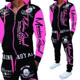 Men Hip Hop Hooded Printed Tracksuits Tracksuit Outfit Outfits Jogging Suit Sports Suit 710112