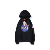 Hip-Hop Street Style Hooded Letter Tops 350112