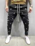 Men's Hip-Hop Fashion Striped Sport Pant Pants Bottom ck-013041
