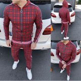 Men's Fashion Letter Zipper Tracksuits Tracksuit Outfit Outfits Jogging Suit Sports Suit TZ-20617