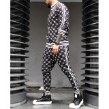 Fashion Men 3D Printing Fitness Tracksuits Tracksuit Outfit Outfits Jogging Suit Sports Suit tz-34d