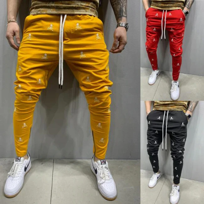 Men's Hip-Hop Fashion Striped Sport Pant Pants Bottom ck-013041