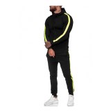Autumn Men Fashion Striped Tracksuits Tracksuit Outfit Outfits Jogging Suit Sports Suit KJTZ-12-SX