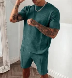 Summer Men Short Sleeve Two Piece Tracksuits Tracksuit Outfit Outfits Jogging Suit 2128293