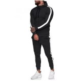 Autumn Men Fashion Striped Tracksuits Tracksuit Outfit Outfits Jogging Suit Sports Suit KJTZ-12-SX